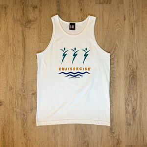 Giant Cruiser Tank Top Cruisercise Princess Cruises White Size M Fitness Graphic